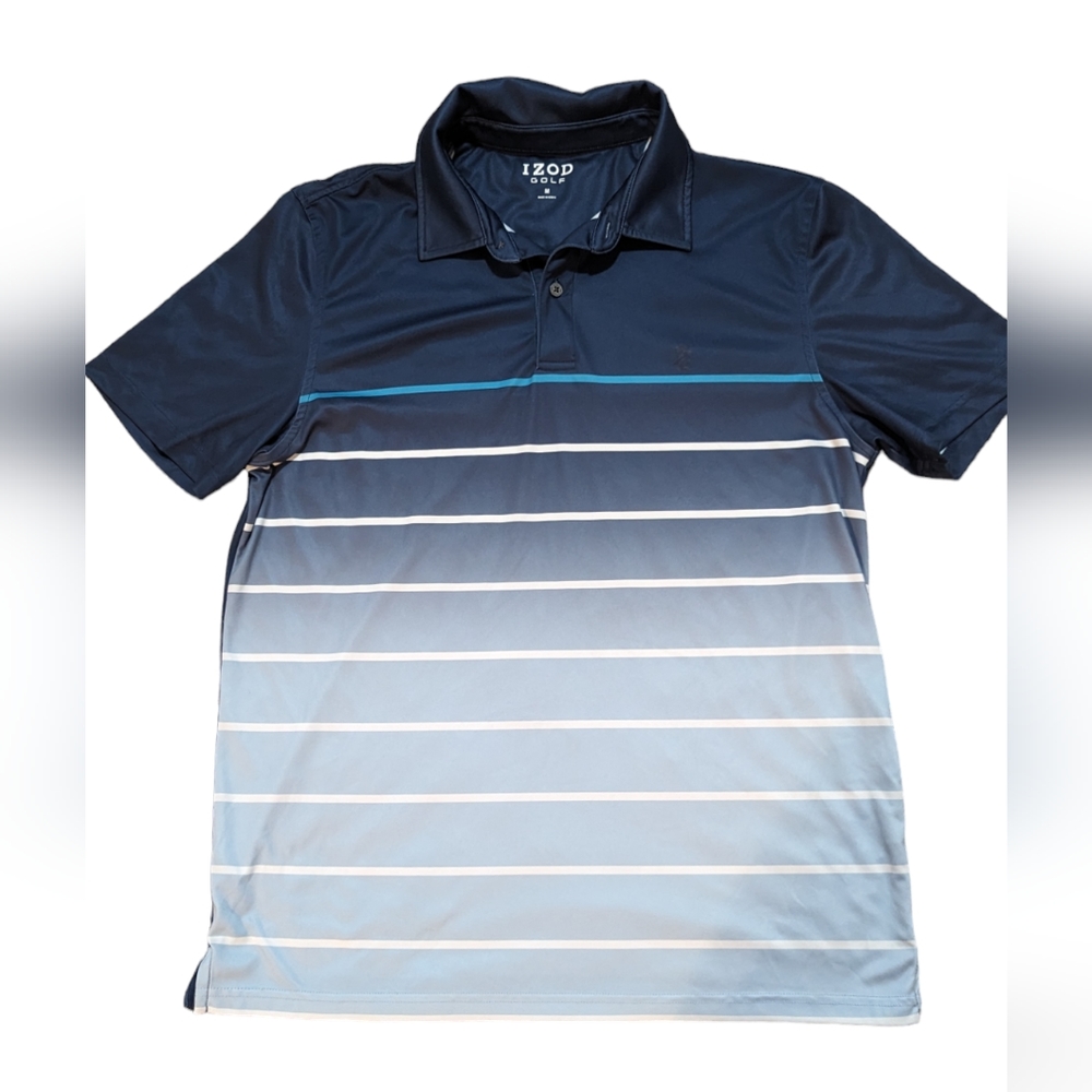 Izod Golf Polo Mens Size Medium Preppy Quiet Luxury Classic Office Business Cas